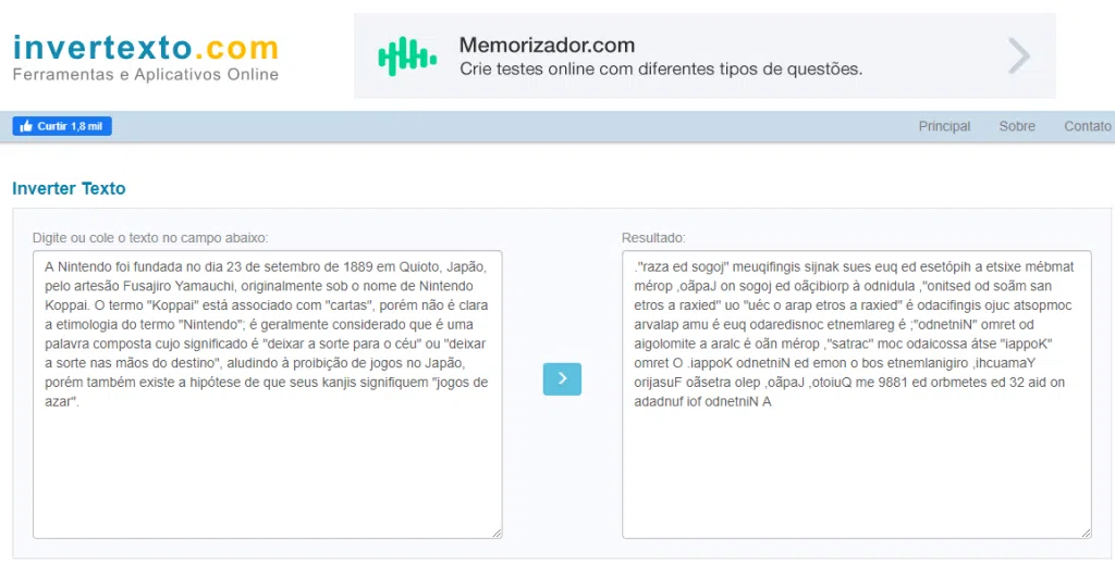 Tem de tudo! Aplicativos e ferramentas online gratuitos para te ajudar no dia a dia Tem de tudo! Aplicativos e ferramentas online gratuitos para te ajudar no dia a dia. O invertexto é um site que engloba ferramentas online que são indispensáveis. De texto a criptografia, confira a todos os recursos oferecidos pelo site