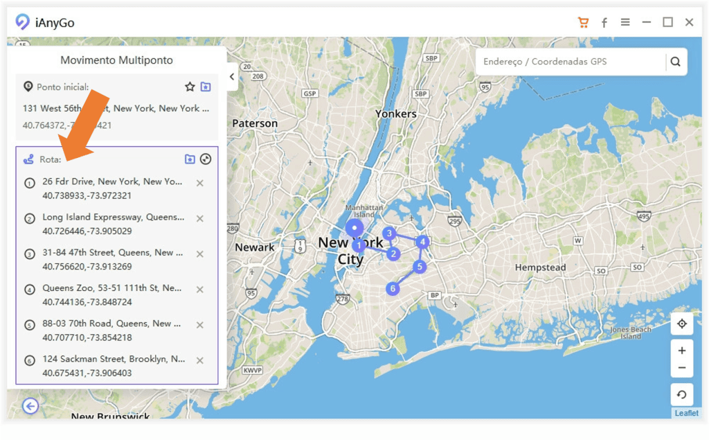 Como mudar a localização do iphone para jogar pokémon go sem instalar nada nele Passo 4
