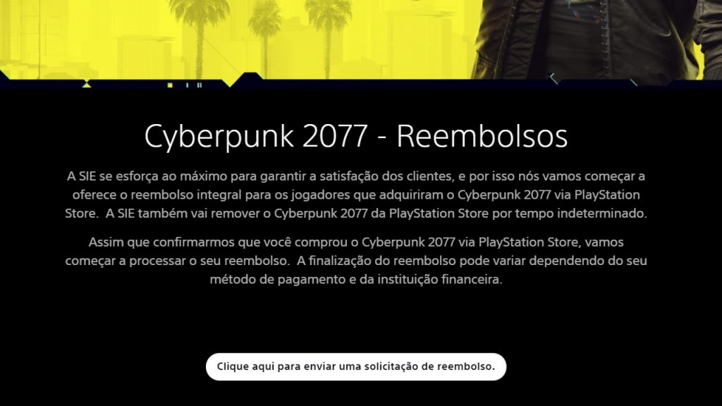 Cyberpunk 2077 na ps store