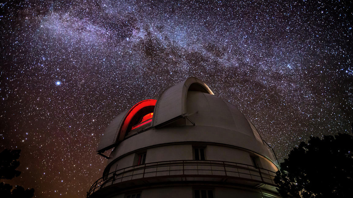 Imagem de telescópio, exemplo de tecnologia abordado no evento da ibm sobre astronomia