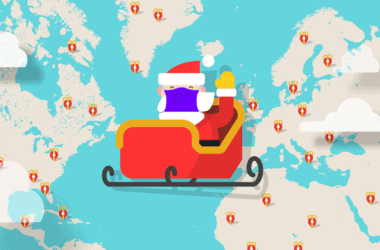 Imagem do jogo siga o papai noel no google