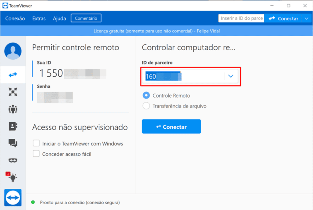 Como usar o teamviewer no pc e celular Como acessar o pc remotamente pelo teamviewer