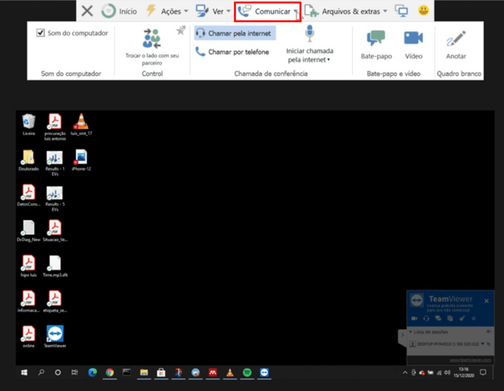 Como usar o teamviewer no pc e celular Como acessar o pc remotamente pelo teamviewer