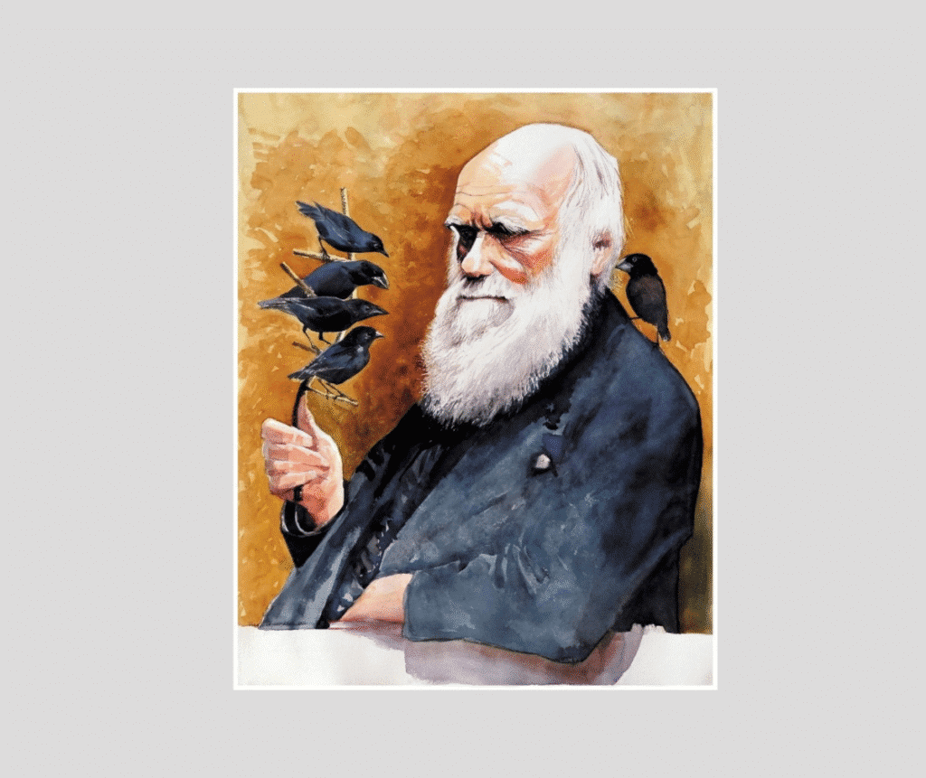 Os 30 melhores livros sobre ciência Charles darwin com pássaros em volta