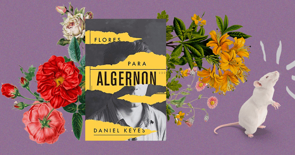 Os 30 melhores livros sobre ciência Papel de parede com o livro flores para algernon
