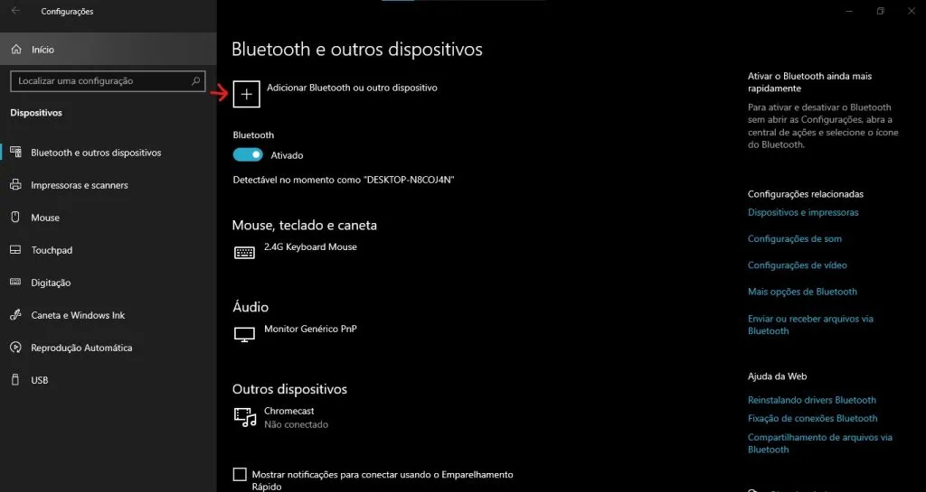 Como conectar o controle dualsense do ps5 ao pc Conexão bluetooth do dualsense