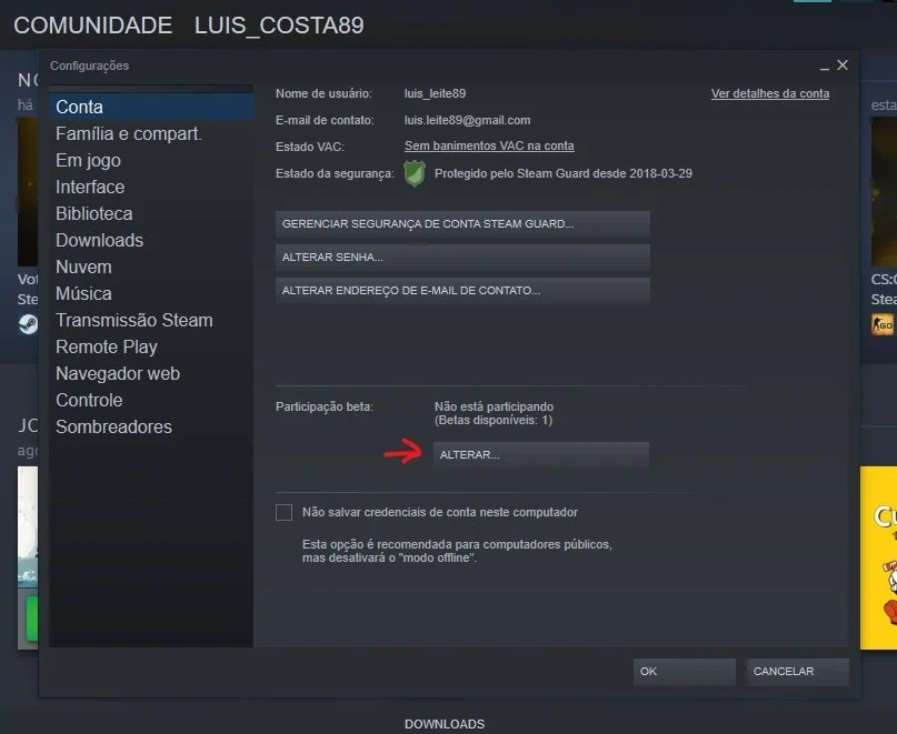 Como conectar o controle dualsense do ps5 ao pc Participação no beta do steam