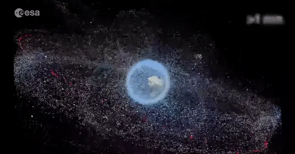 Precisamos debater a remoção do lixo espacial Distribuição do lixo espacial na órbita terrestre