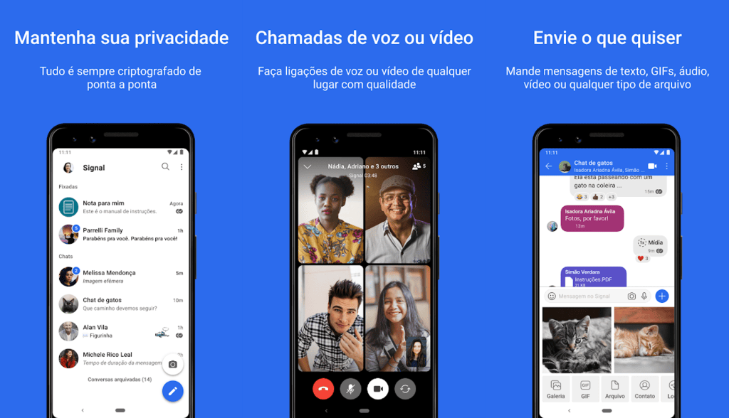 Whatsapp vs telegram vs. Signal, qual app de mensagens é mais seguro? Whatsapp-vs-telegram-vs-signal-qual-app-de-mensagens-é-mais-seguro-3