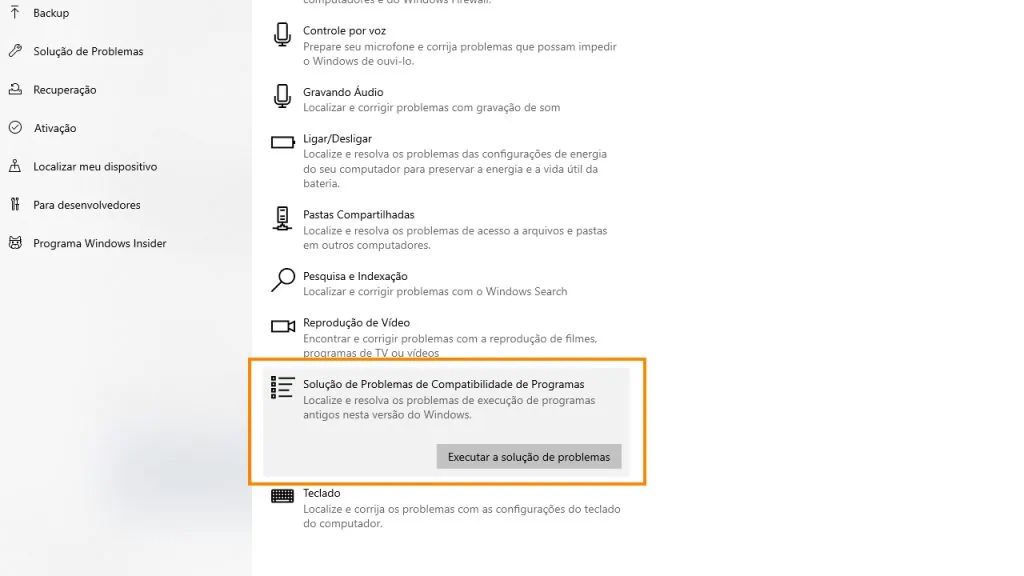 Deixe o windows 10 mais rápido usando esses 21 truques Solução de problemas de compatibilidade de programas