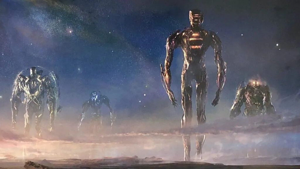 Multiverso, terror e magia! O que esperar da fase 4 da marvel? Celestiais do filme eternos.