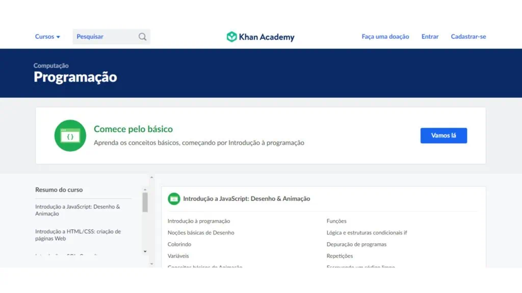 Comece a aprender programação de graça com essas 6 plataformas Comece a aprender programação com a khan academy