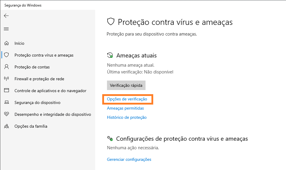 Deixe o windows 10 mais rápido usando esses 21 truques Proteção contra vírus e ameaças
