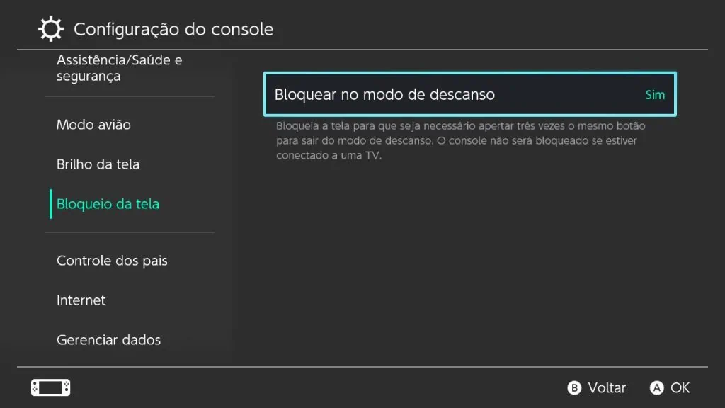 15 Nintendo Switch-Tipps und Tricks, um das Beste aus Videospielen herauszuholen Nintendo Switch Rest-Einstellungsbildschirm