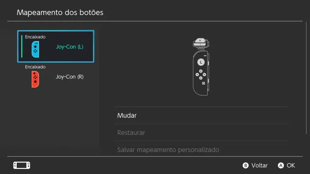 15 Nintendo Switch-Tipps und Tricks, um das Beste aus Videospielen herauszuholen Einstellungsbildschirm für Nintendo Switch-Tasten