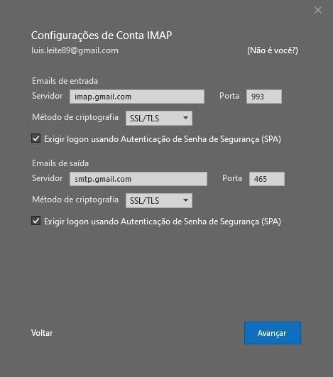 Como usar o outlook, o programa de e-mail da microsoft Configuração de conta do google no outlook