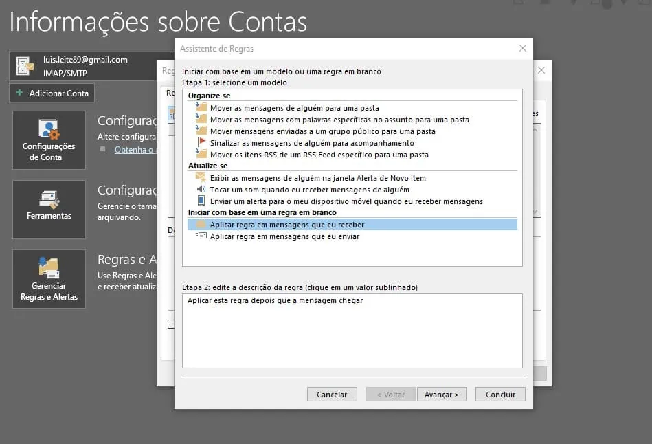 Como usar o outlook, o programa de e-mail da microsoft Contas do outlook