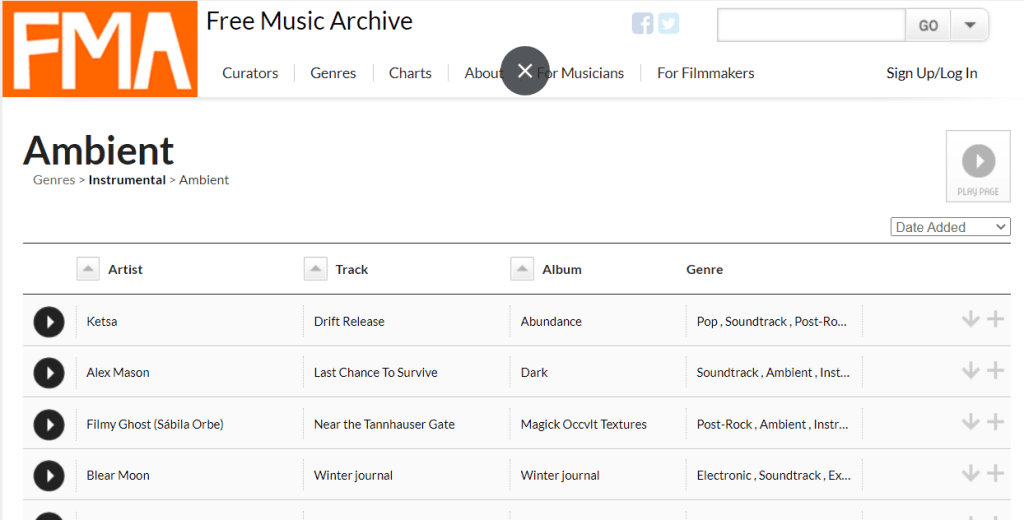 6 situs web untuk mendengarkan musik ambient gratis Musik gratis memiliki katalog judul gratis yang luas, termasuk musik ambient
