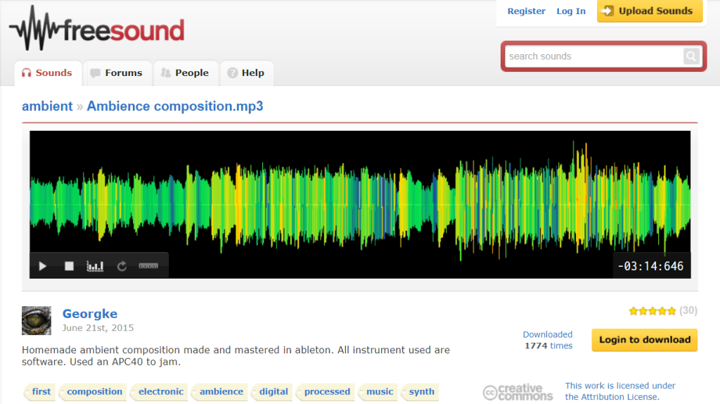 6 situs web untuk mendengarkan musik ambient gratis Freesound memungkinkan Anda mengunduh musik latar
