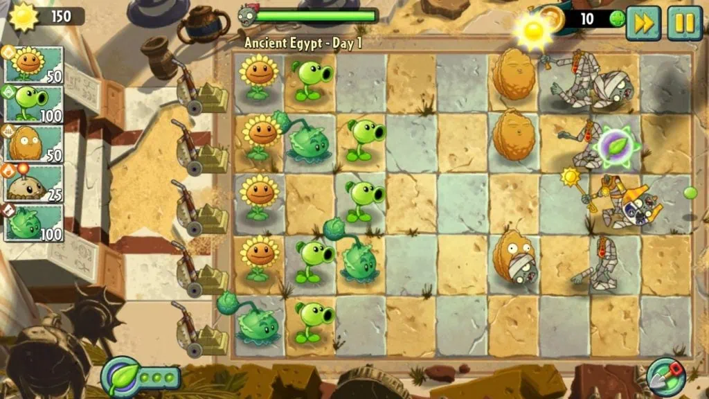 Review: plants vs. Zombies: battle for neighborville, um bom jogo no switch Tela do segundo jogo da franquia; plantas são posicionadas para conter o avanço de zumbis.