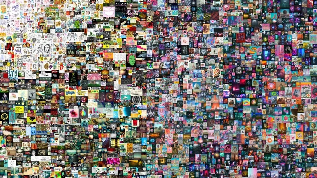 nft とは、クリプト収集可能な変化するデジタル アート beeple 作「everydays: the first 5000 days」の一部がクリスティーズの nft オークションに出品される