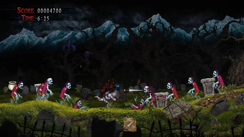 Review: ghost'n goblins resurrection é nostalgia desafiadora na medida certa Cemitério cheio de zumbis