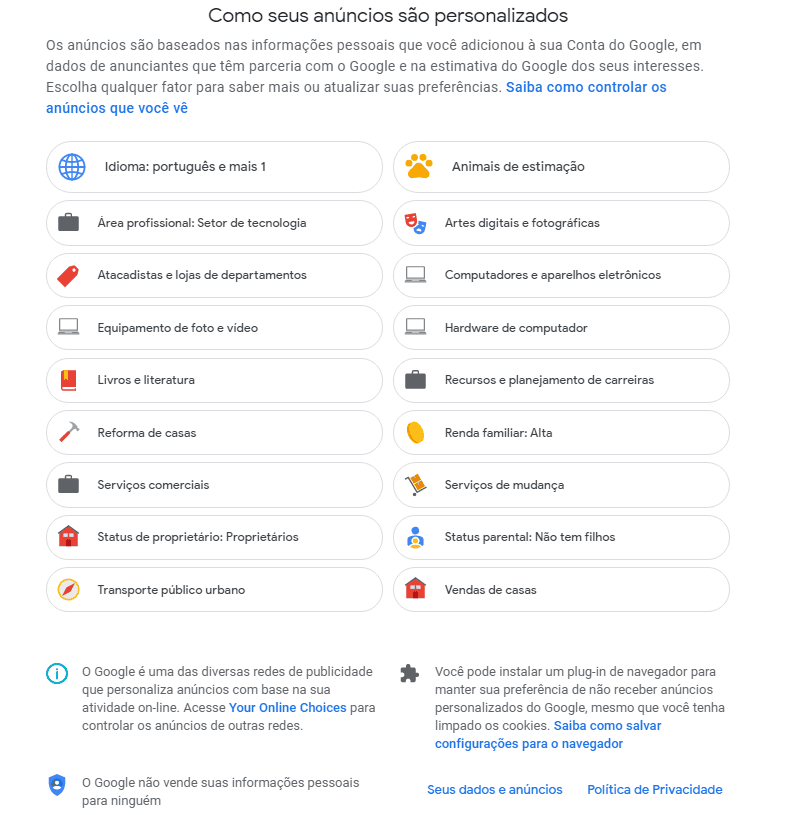 Sehen Sie alles, was Google über Sie weiß Google kennt Sie