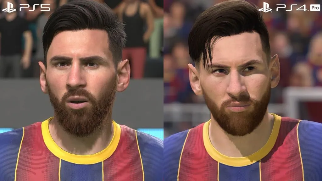 Review: fifa 21 traz o simulador para a nova geração Comparação de barba e cabelo entre as versões de ps4 e ps5 de fifa 21