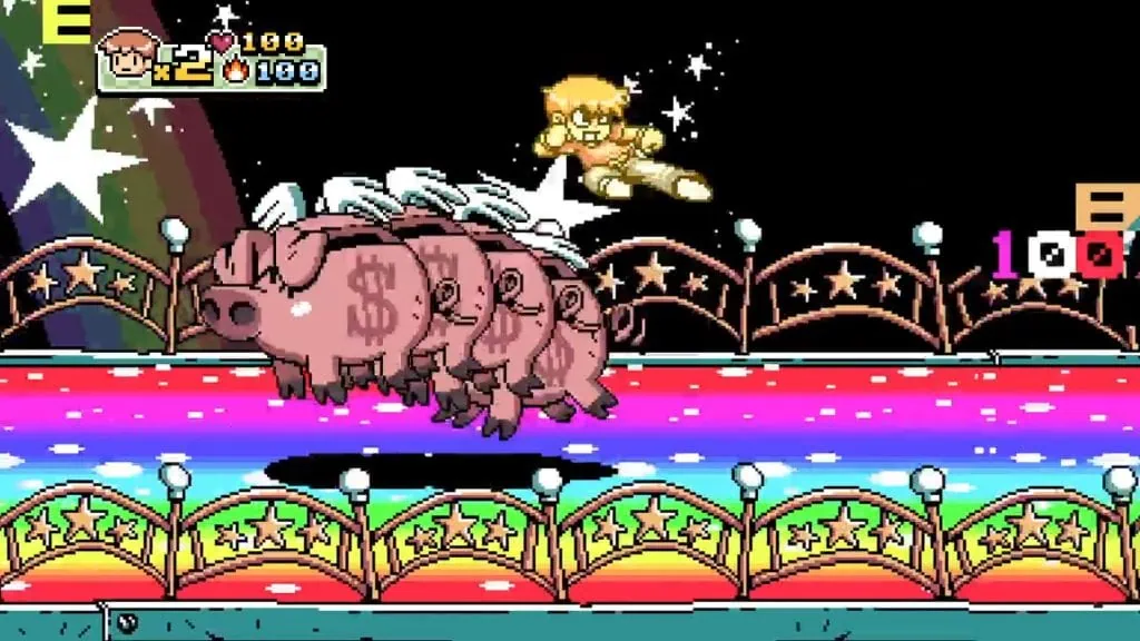Review: Scott Pilgrim vs the World Remastered revigore le rétro Scott pèlerin contre le monde scott volant