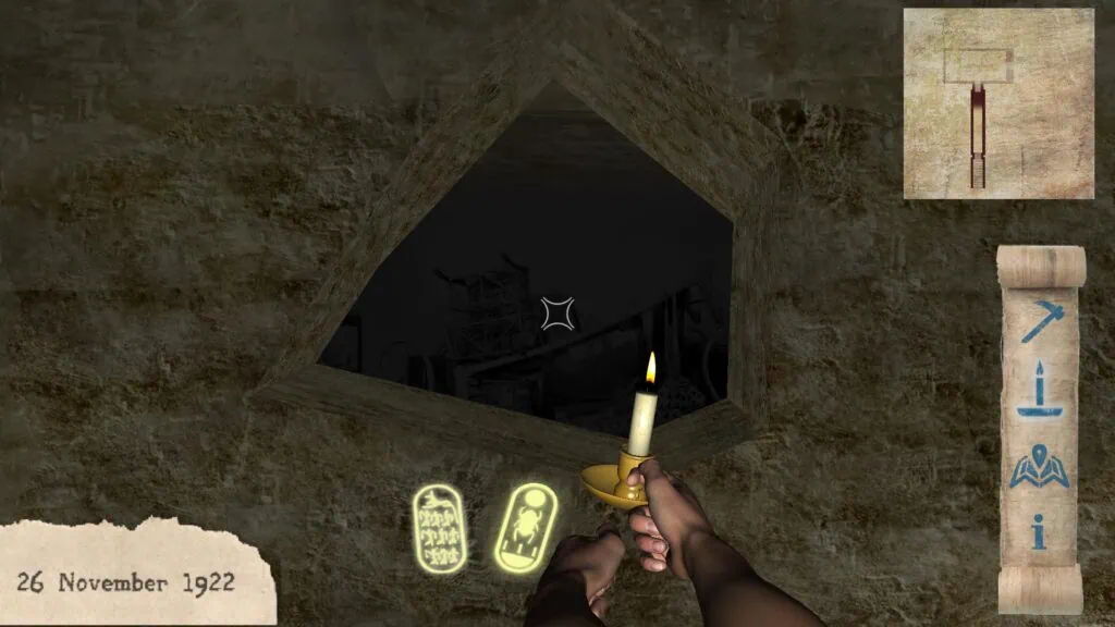 8 incríveis apps de realidade virtual para iphone Explorador ilumina a tumba de tutancâmon.