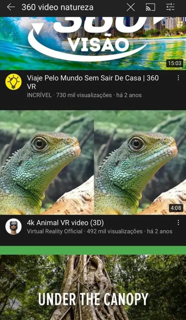 8 incríveis apps de realidade virtual para iphone Resultados de busca no youtube.