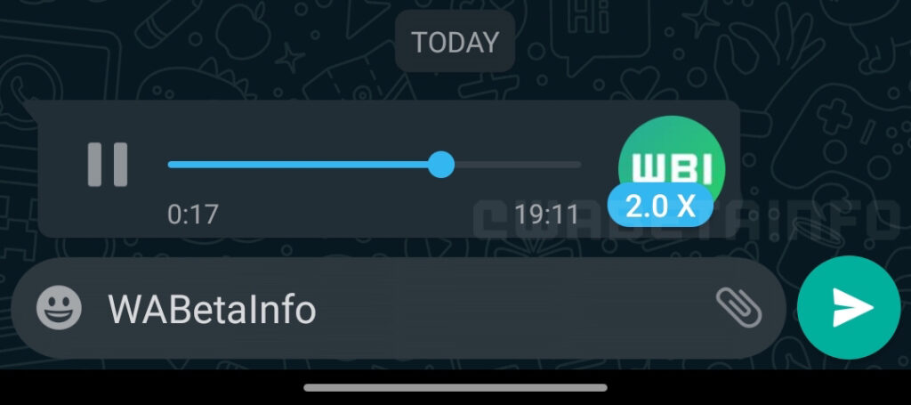 Whatsapp permite acelerar mensagens de voz