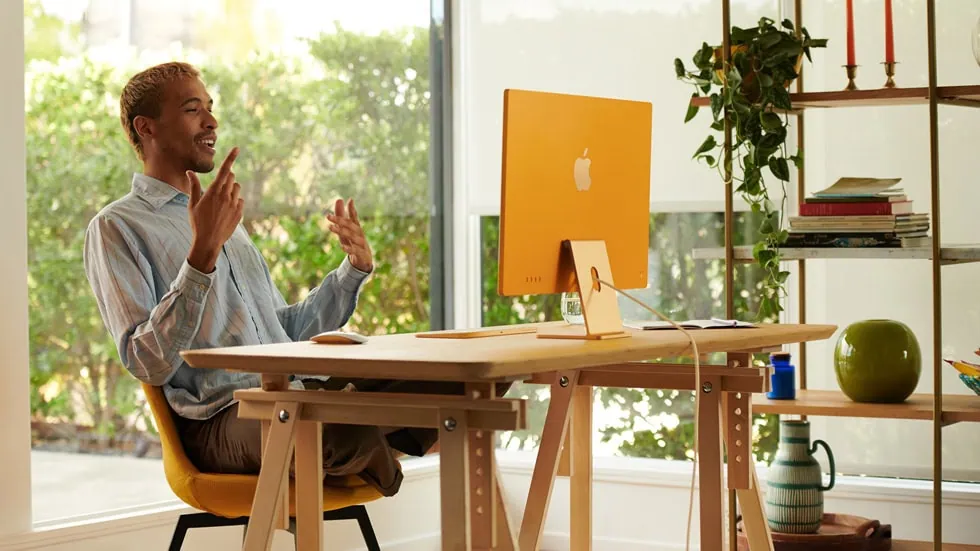 Apple が m1 チップを搭載した新しい imac を XNUMX つの新しい色で発表