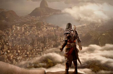 Ilustração promocional da ubisoft, de 2012, para promover o jogo no brasil