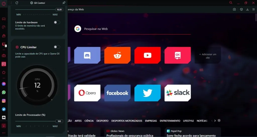 Opera gx, o navegador gamer dedicado para jogos Opera gx, o navegador gamer dedicado para jogos. Em acesso antecipado, o opera gx oferece atalhos para acessar o whatsapp, twitter e facilidades como desencaixe de vídeos para assistir fora do navegador