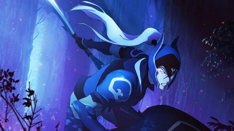 Dota dragon's blood: do jogo para série animada Dota dragon's blood - luna