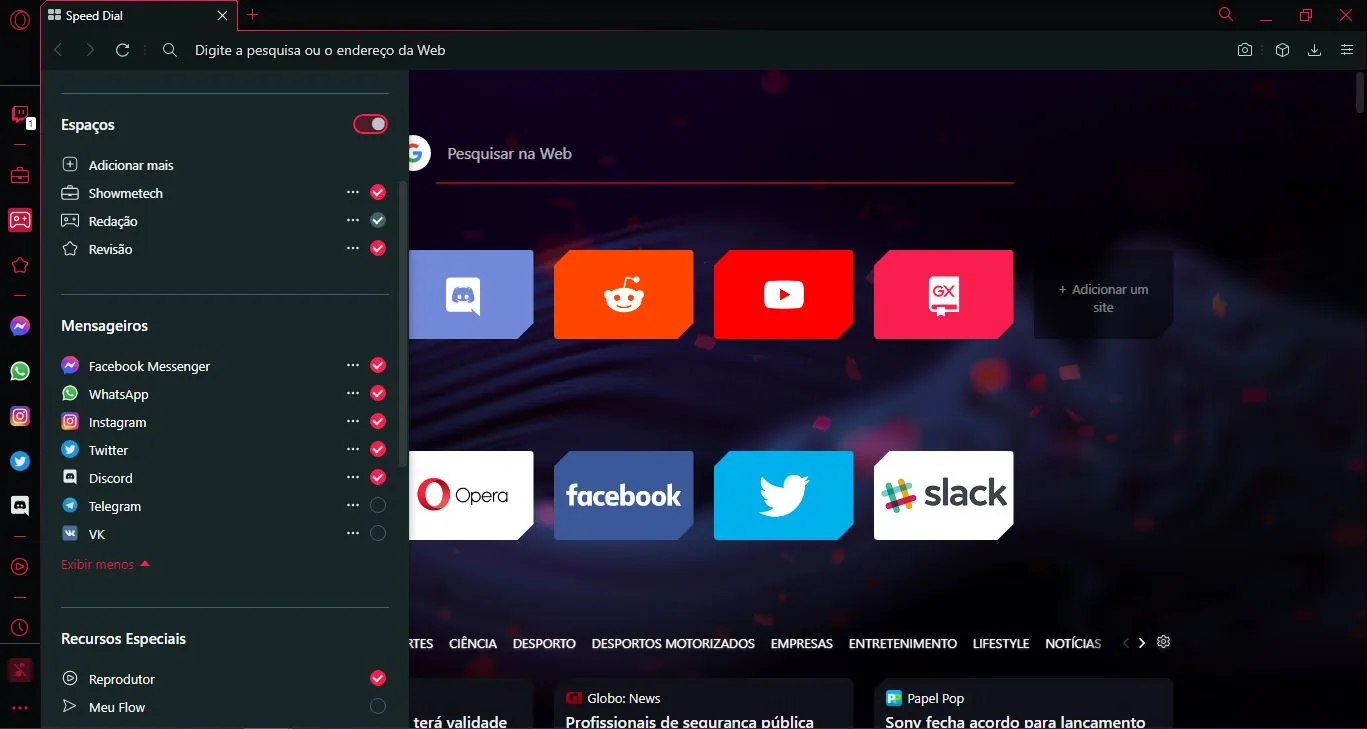 Opera gx, o navegador gamer dedicado para jogos Opera gx, o navegador gamer dedicado para jogos. Em acesso antecipado, o opera gx oferece atalhos para acessar o whatsapp, twitter e facilidades como desencaixe de vídeos para assistir fora do navegador