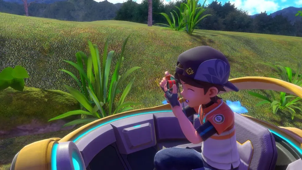 Review: new pokémon snap, a foto mais bela da franquia A cena mostra o avatar do jogador em new pokémon snap