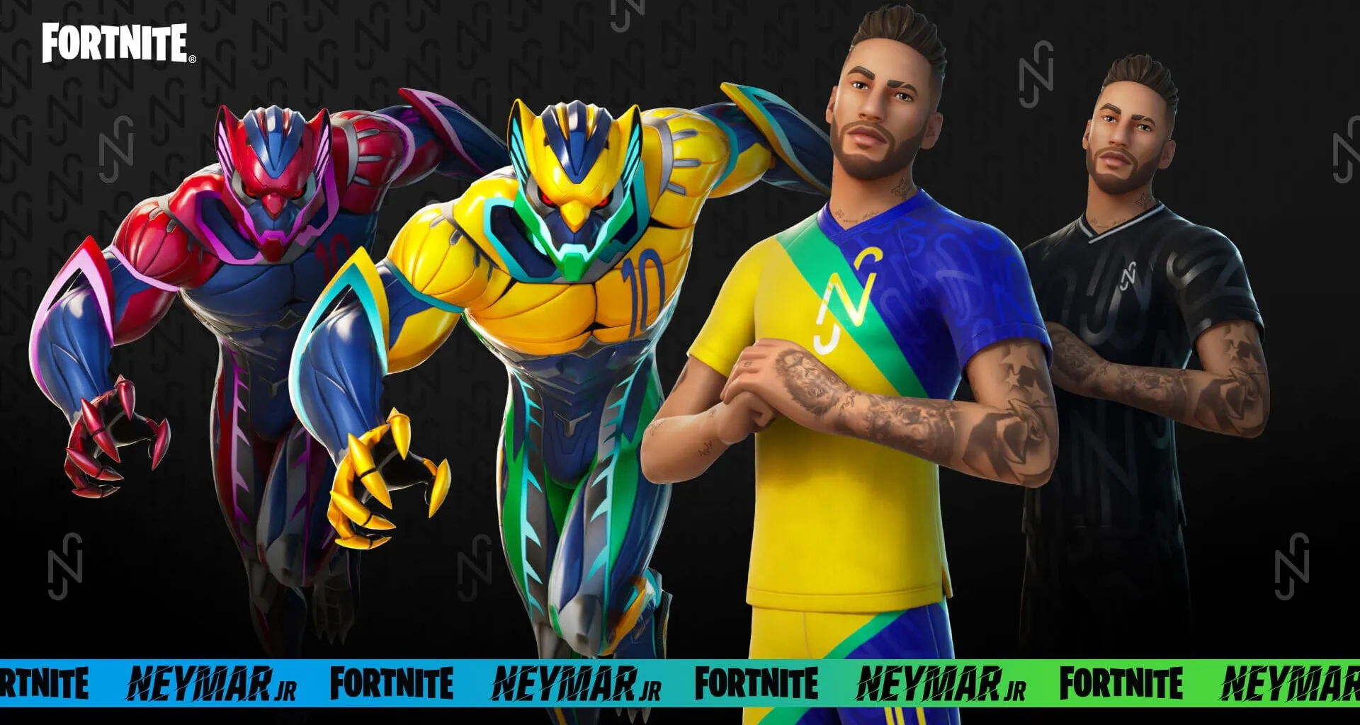 Neymar in Fortnite: Der Spieler und seine Skins