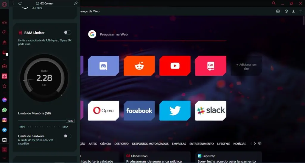 Opera gx, o navegador gamer dedicado para jogos Opera gx, o navegador gamer dedicado para jogos. Em acesso antecipado, o opera gx oferece atalhos para acessar o whatsapp, twitter e facilidades como desencaixe de vídeos para assistir fora do navegador