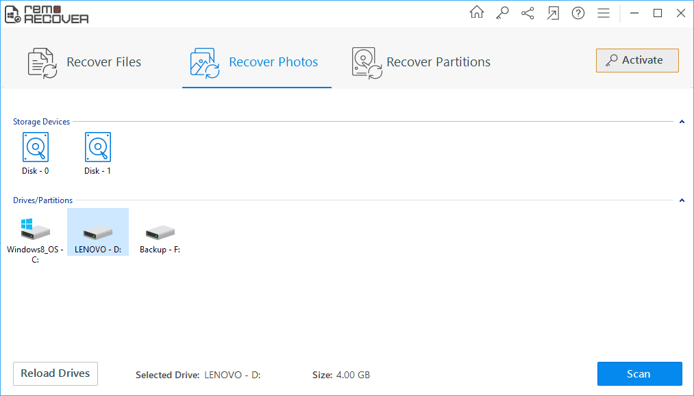 Aprenda a recuperar fotos excluídas com o remo recover Aprenda a recuperar fotos excluídas com o remo recover. Para você que já quis ter de volta arquivos deletados da lixeira, preparamos um tutorial que te ensina usar o software remo recover para recuperar fotos excluídas