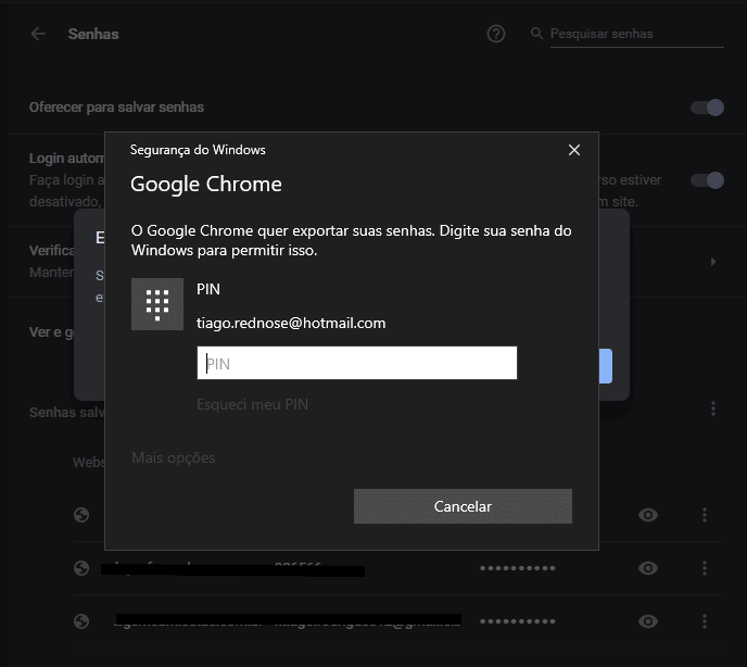 Google Chrome で保存したパスワードを表示およびエクスポートする方法 保存したパスワードをエクスポートする手順 3