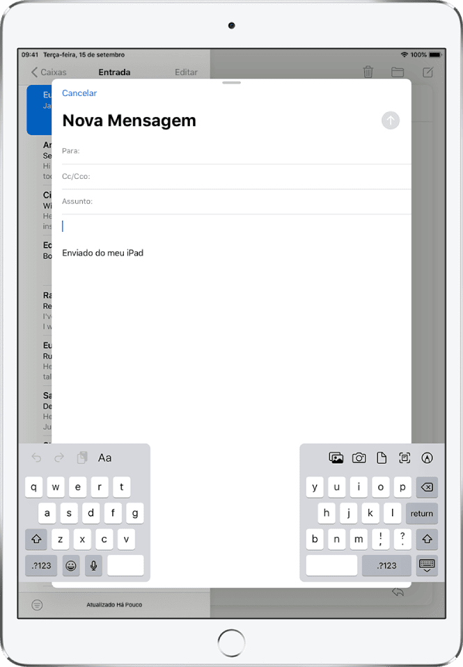 10 dicas e truques do ipad para aproveitar ao máximo Divida o teclado - dicas e truques do ipad