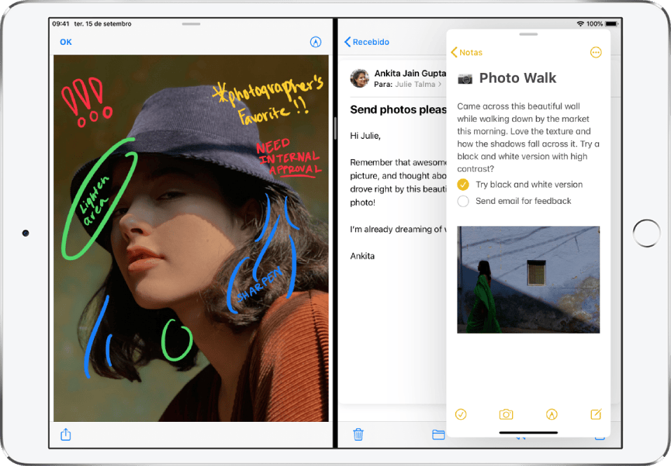 10 dicas e truques do ipad para aproveitar ao máximo Split view e slide over juntos - dicas e truques do ipad