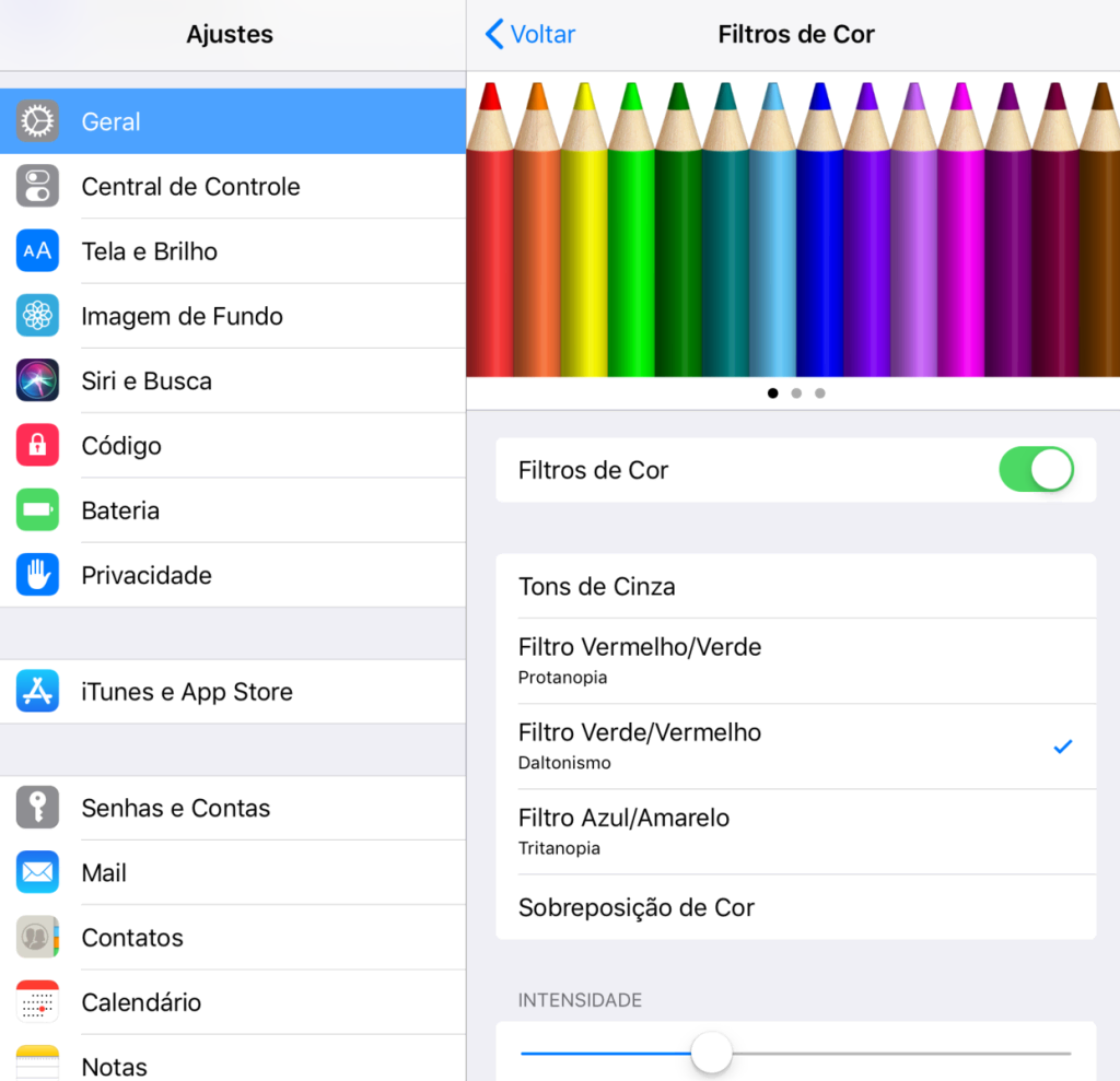 10 dicas e truques do ipad para aproveitar ao máximo Habilite o recurso filtros de cor dicas e truques do ipad