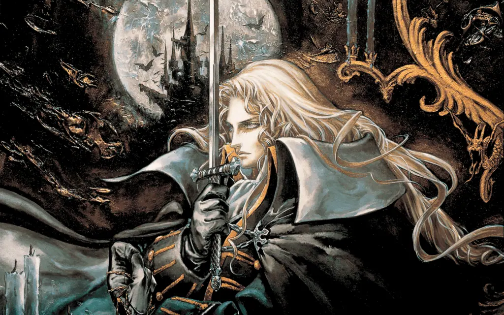 Review: quarta temporada de castlevania - espetacular, sangrenta e satisfatória É só dar uma boa olhada no visual de alucard na capa de symphony of the night para reconhecer de onde vem o estilo de arte da animação.