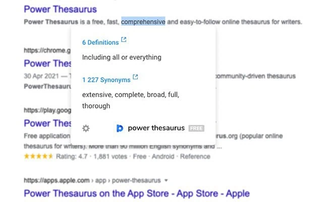 Top 10 Chrome-Erweiterungen für Studenten Power-Thesaurus