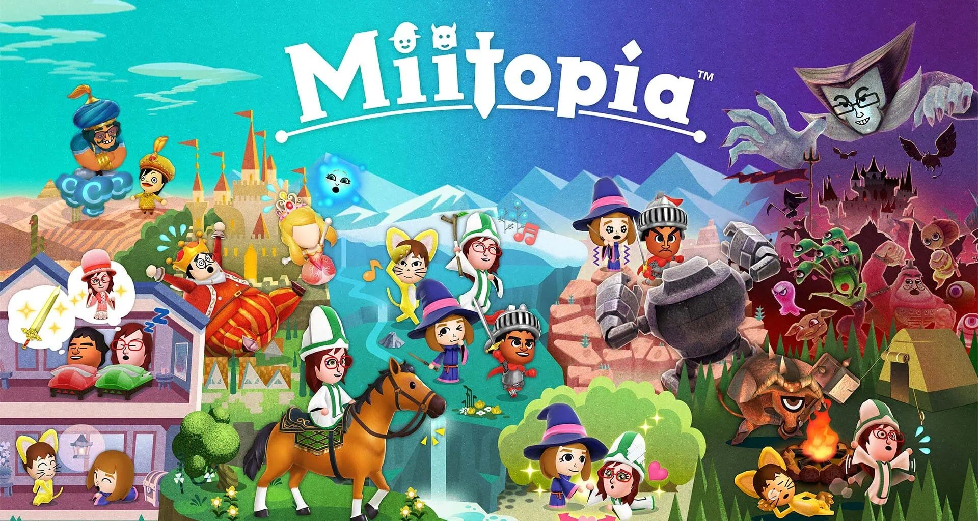 Review: miitopia - süß und leicht komplex. Die miitopia-Welt ist farbenfroh und unterhaltsam, verbirgt jedoch eine Reihe kleiner Details, die sie zu einem großartigen Abenteuer machen