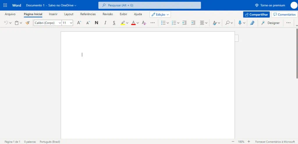 Microsoft 365 e office: veja quais as diferenças e preços entre os pacotes A semelhança dos aplicativos da versão web para com os desktop é incrível - à primeira vista, nem dá para notar que se está editando um documento pelo navegador.
