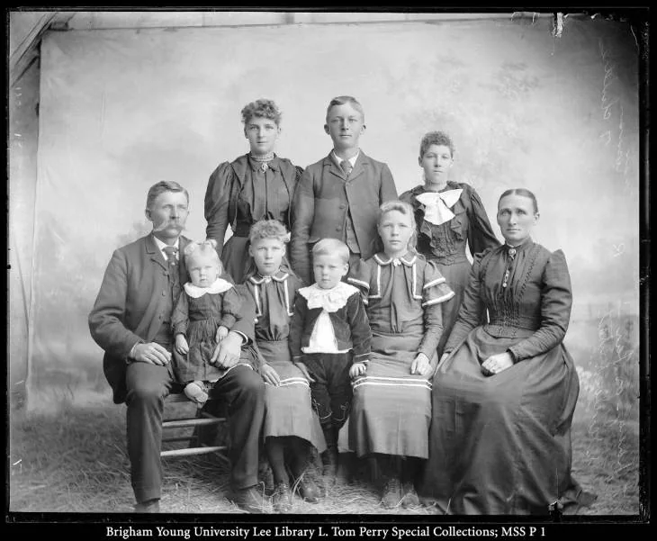 17 sitios de imágenes del pasado para recordar la historia Residente familiar de cleveland, utah - colección de george edward anderson